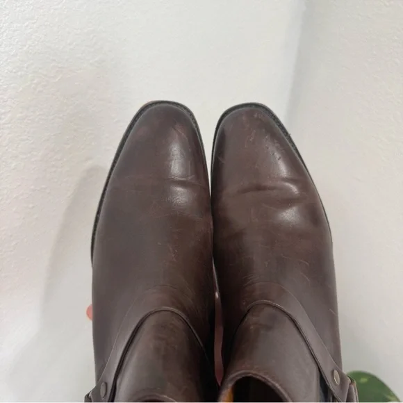 Frye Women's Dara Harness Chelsea Boots Deep Brown Leather 
Women’s Size 9.5 - Picture 8 of 9
